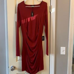 Red sweater dress from EXPRESS. NWT size: Large